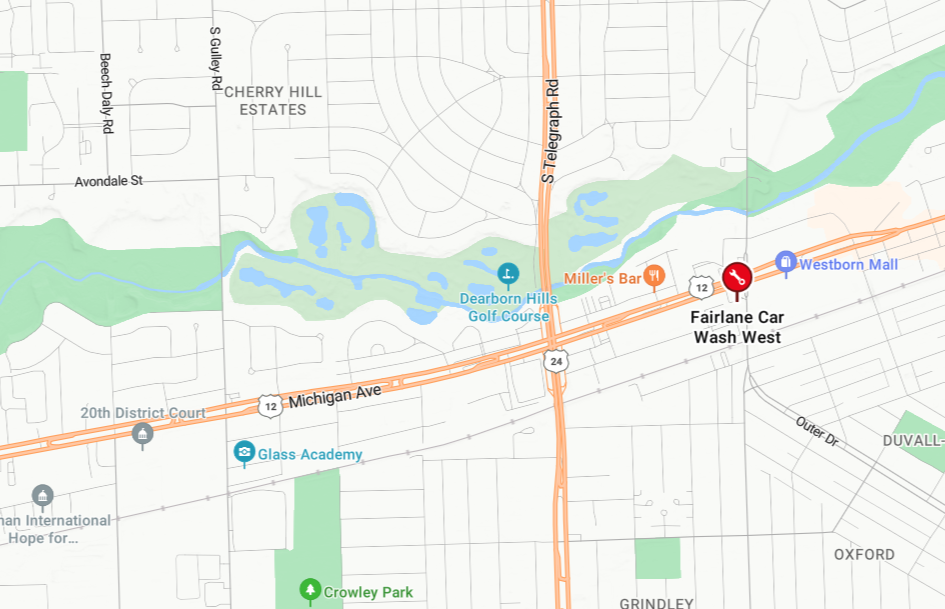 Fairlane Location Map